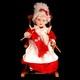 Animated Mrs. Santa Claus In Rocking Chair / Knitting / Vintage 1993
