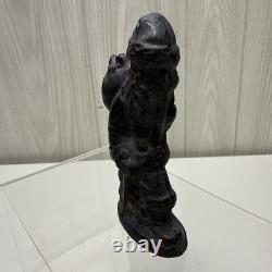 ANTIOUE CAST IRON SANTA CLAUS DOOR STOP FIGURE 5 1/2 Paper weight