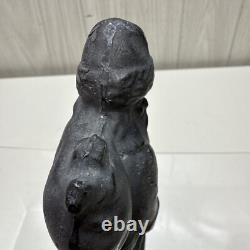 ANTIOUE CAST IRON SANTA CLAUS DOOR STOP FIGURE 5 1/2 Paper weight