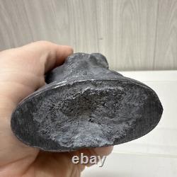 ANTIOUE CAST IRON SANTA CLAUS DOOR STOP FIGURE 5 1/2 Paper weight