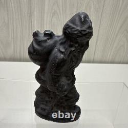 ANTIOUE CAST IRON SANTA CLAUS DOOR STOP FIGURE 5 1/2 Paper weight