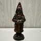 Antioue Cast Iron Santa Claus Door Stop Figure Dated 1890 5 1/2 Paper Weight