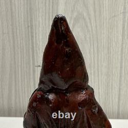 ANTIOUE CAST IRON SANTA CLAUS DOOR STOP FIGURE DATED 1890 5 1/2 Paper weight