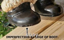 AWESOME Winking Fat Santa Claus Atlantic Mold Ceramic Figurine Vintage Christmas