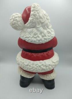 African Black Santa Claus & Mrs. Winking 1977 Atlantic Mold Ceramic Figures