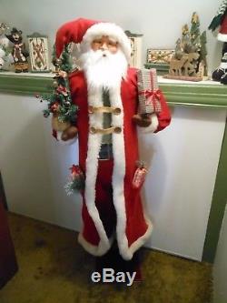 Amazing Life Size Santa Claus Christmas Decoration Retail Store Display/greeter