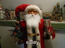 Amazing Life Size Santa Claus Christmas Decoration Retail Store Display/greeter