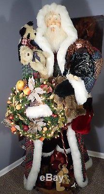 Amazing Life Size Santa Claus Created by J&T Designs and Imaginations ca. 2000