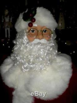 Animated 5 Foot 3 Life Size Santa Claus Dances & Sings Christmas Prop Rare