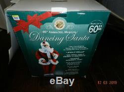 Animated 5' Foot Life Size Santa Claus Dances & Sings Christmas Prop Rare