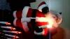 Animated Christmas Figure Holiday Creation Santa Wih Candle