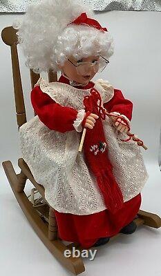 Animated Collection Mrs Claus Rocking Chair Large Christmas Animated Peice