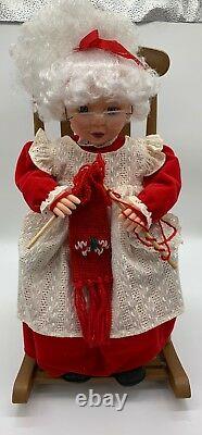 Animated Collection Mrs Claus Rocking Chair Large Christmas Animated Peice