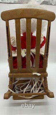 Animated Collection Mrs Claus Rocking Chair Large Christmas Animated Peice