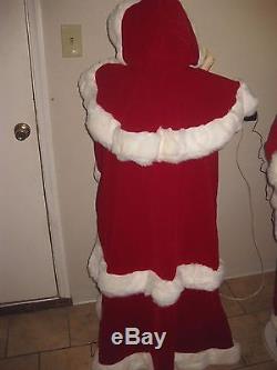 Animated Life Size 5 Foot Mrs Santa Claus Sings & Dances To Christmas Song Ec