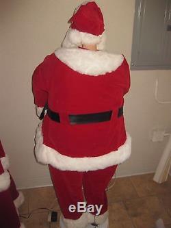 Animated Life Size 5 Ft Santa Claus Sings & Dances To Christmas Song See Video