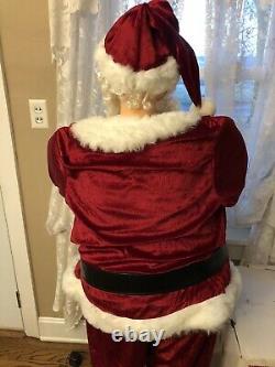 Animated Motion Singing Dancing Santa Life Size 60 Christmas Decor 2004 Tested