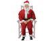 Animated Rocking Santa Claus Christmas Prop Life Size Holiday Kris Kringle Sound