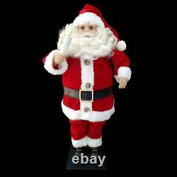 Animated Santa Claus Christmas Figure / Vintage 1992 / Extra-large Size