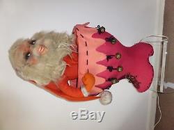 Animated Santa Claus Original Christmas Figure Shop Display 1950s