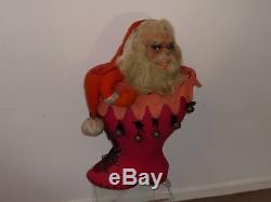 Animated Santa Claus Original Christmas Figure Shop Display 1950s