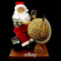 Animated Santa Claus & World Globe / Vintage 1995 / Watch Our Live-action Video