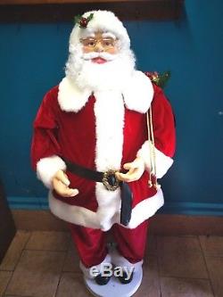 Animated Singing Dancing SANTA CLAUS 5 Ft Tall dance to Jingle Bell Rock