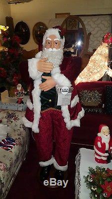 Animated Singing Dancing Santa Claus Life size 5ft