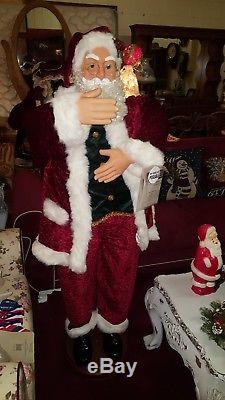 Animated Singing Dancing Santa Claus Life size 5ft