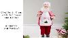 Animated U0026 Musical Chef Santa Claus With Hot Cocoa And Cookie Christmas Figure Northlight Ri99357