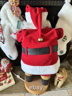 Animatronic Animated Santa Claus With Dog 24 The Coca Cola Company 1991