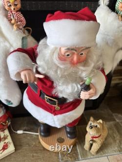 Animatronic Animated Santa Claus With Dog 24 The Coca Cola Company 1991