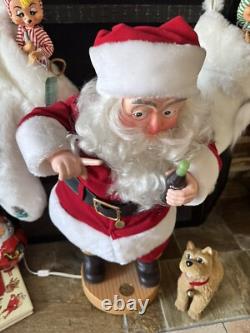 Animatronic Animated Santa Claus With Dog 24 The Coca Cola Company 1991