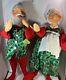 Annalee Dolls Christmas 30 Inches Santa Mrs. Claus 1966 1967 Tagged Poseable