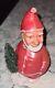 Antique Celluloid Elf Christmas Santa Claus With Tree Bobblehead 4 Figure