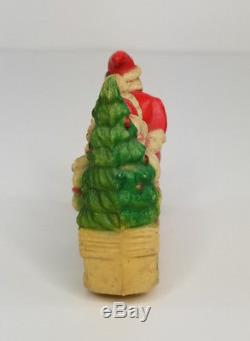 Antique Celluloid Viscoloid Santa Claus Sleigh Toys Christmas Decoration USA VCO