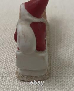 Antique Christmas Germany Bisque Santa Reindeer Hertwig 6699 Early 20th Century