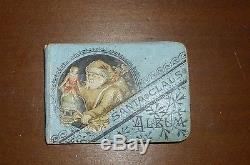 Antique Christmas, Santa Claus Autograph Album 1886 Euc