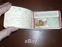 Antique Christmas, Santa Claus Autograph Album 1886 Euc