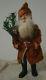 Antique Copper Velvet Jacket German Santa Claus Christmas Figure Belsnickle