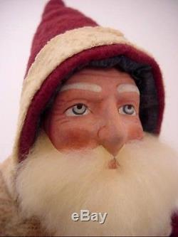 Antique German Santa Claus Candy Container 12in Vintage Christmas