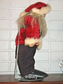 Antique German Santa Claus Doll Large St. Nick Figure Victorian Germany Display