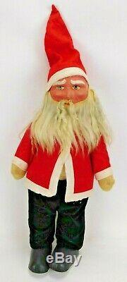 Antique German Straw Filled Santa Claus Doll 25 Christmas St. Nicholas