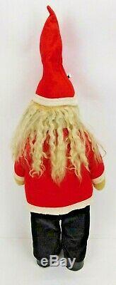 Antique German Straw Filled Santa Claus Doll 25 Christmas St. Nicholas