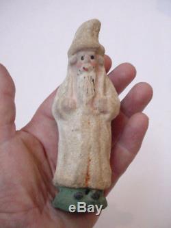 Antique Miniature Belsnickle composition Santa Claus German or French