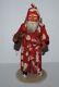 Antique Red Jacket German Santa Claus Candy Container Christmas 7-1/2