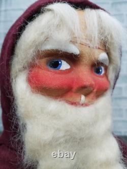 Antique Santa Claus Stuffed Canvas FACE Doll 18 TALL Figurine Christmas VINTAGE Antique Santa Claus Stuffed Canvas FACE Doll 18 TALL Figurine Christmas VINTAGE