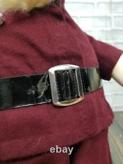 Antique Santa Claus Stuffed Canvas FACE Doll 18 TALL Figurine Christmas VINTAGE Antique Santa Claus Stuffed Canvas FACE Doll 18 TALL Figurine Christmas VINTAGE