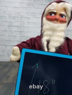 Antique Santa Claus Stuffed Canvas FACE Doll 18 TALL Figurine Christmas VINTAGE Antique Santa Claus Stuffed Canvas FACE Doll 18 TALL Figurine Christmas VINTAGE