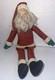Antique Santa Claus Figure/doll Felt Outfit 1920s Paper Mache Face Doll 13 Vtg
